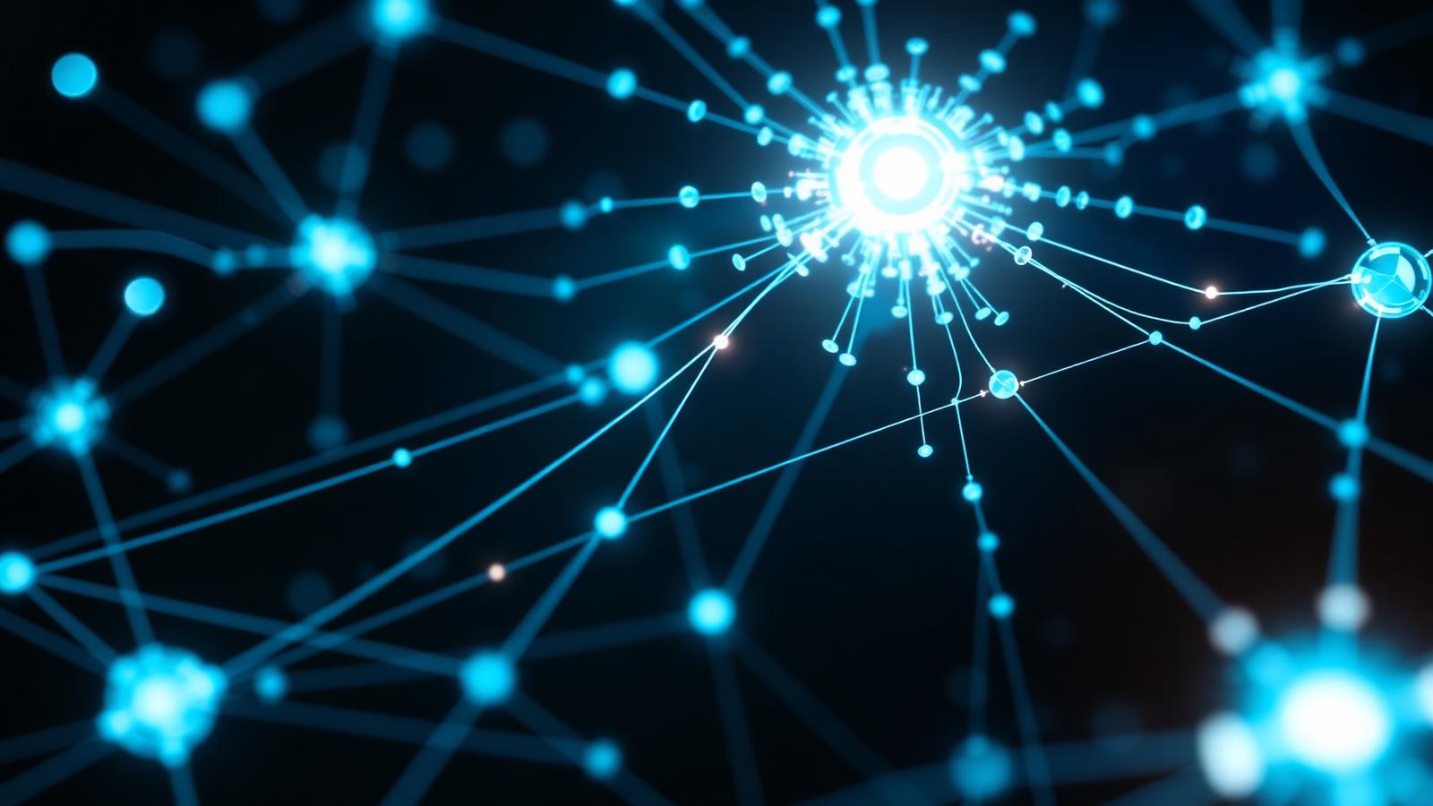 Digital network of connected data nodes